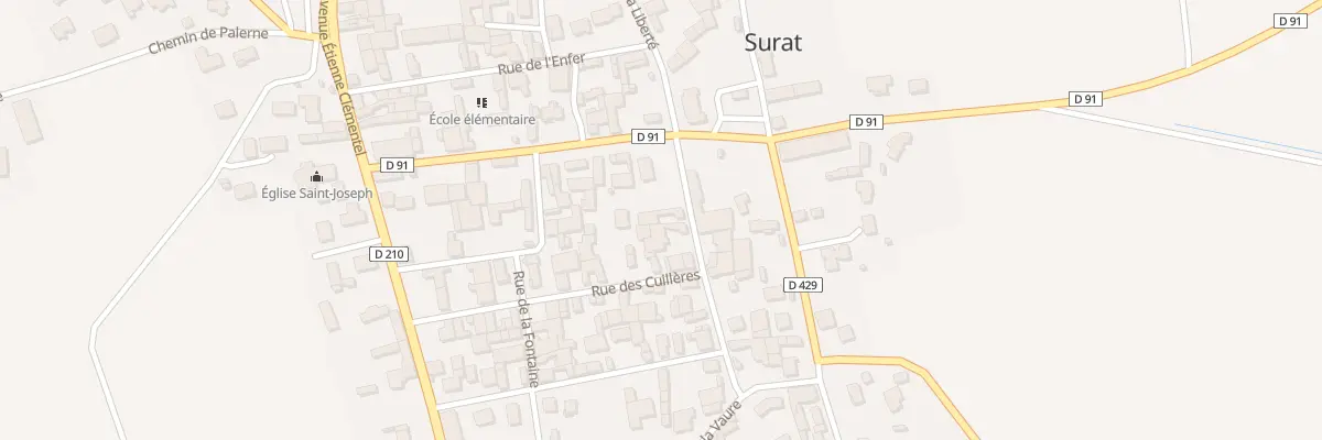 Plan du 4 Rue Pierre Domon à Surat