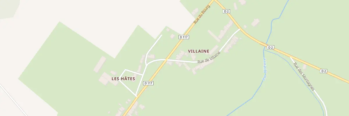 Plan du 1 Villaine à Dompierre-sur-Nièvre