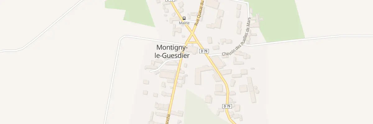 Plan du 1 Rue Blanche à Montigny-le-Guesdier