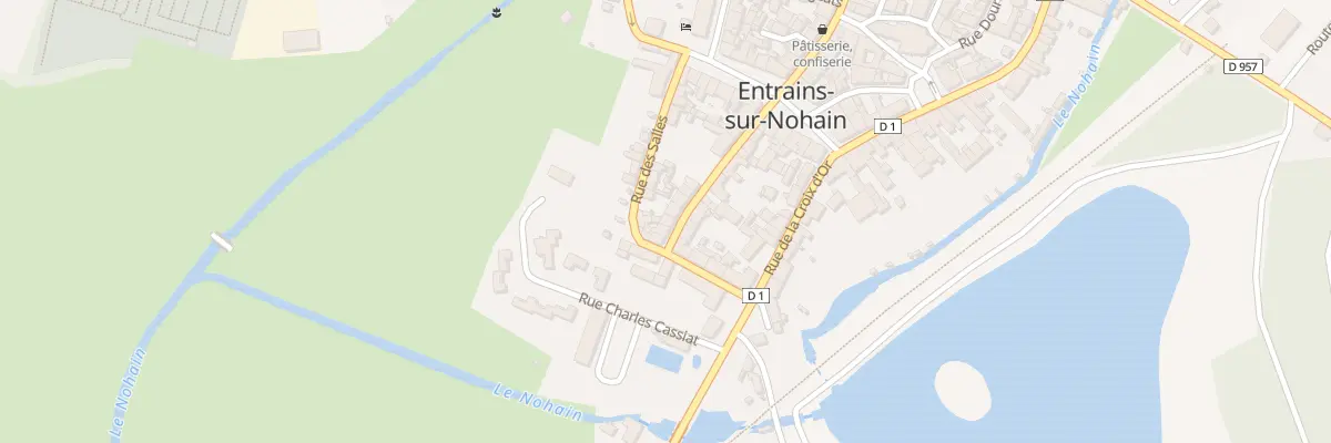Plan du 16 Rue du Collège à Entrains-sur-Nohain