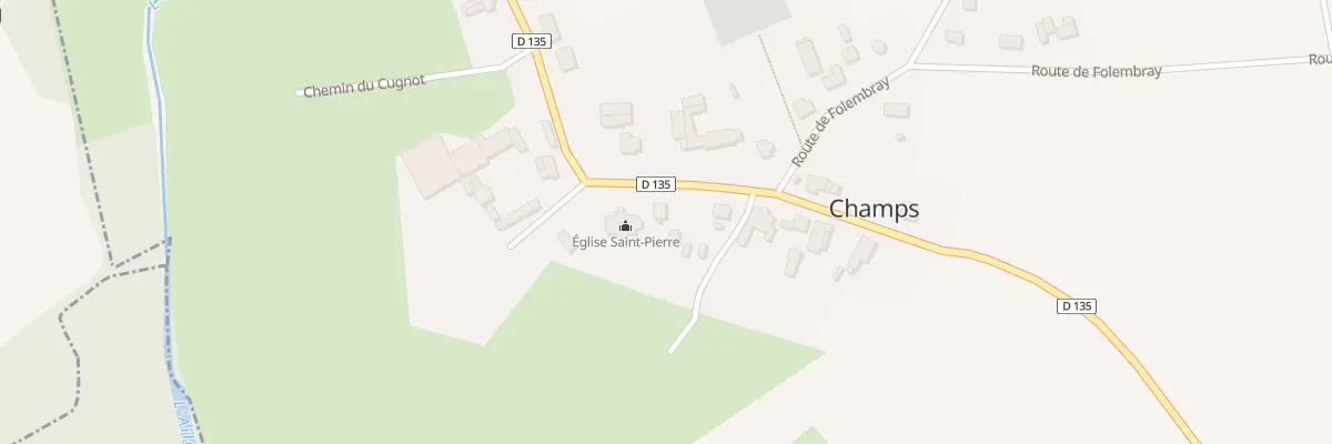 Plan du 18 Rue de Champs à Champs