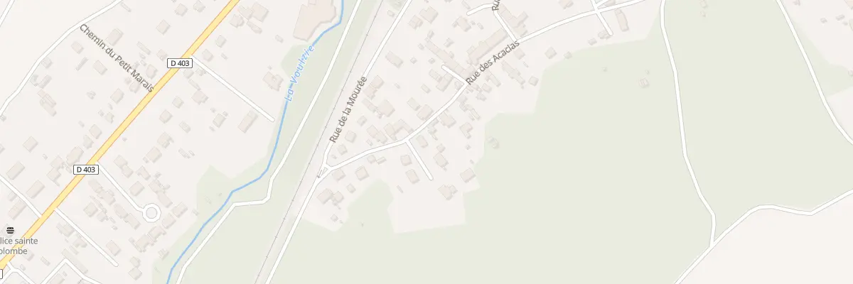 Plan du 1 Imp des Acacias à Sainte-Colombe