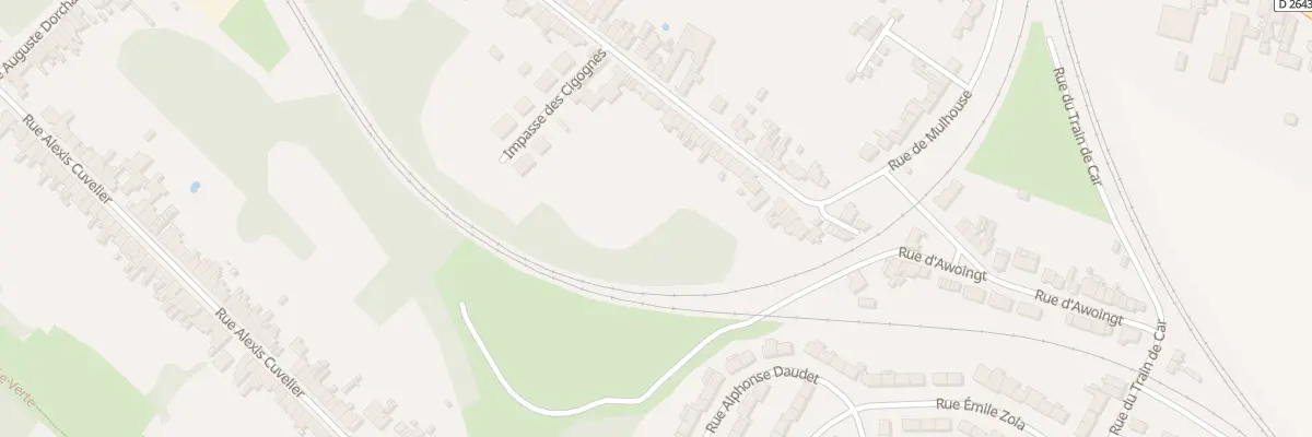 Plan du 130 Rue d’Awoingt à Cambrai