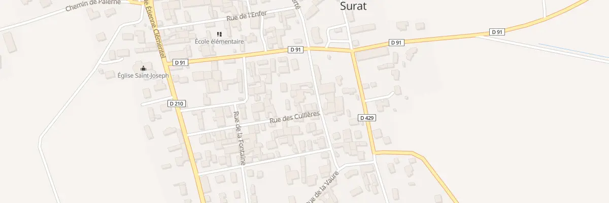 Plan du 6 Rue Pierre Domon à Surat