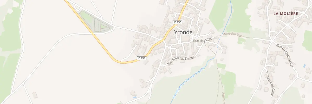 Plan du 2 Imp de l’Allier Yronde à Yronde-et-Buron