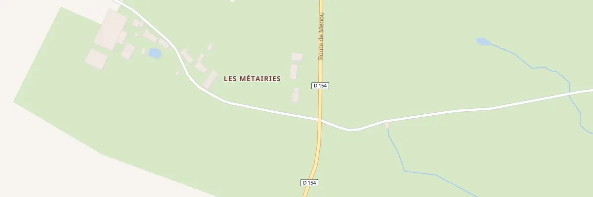 Plan du 2 Rue des Métairies à Saint-Malo-en-Donziois