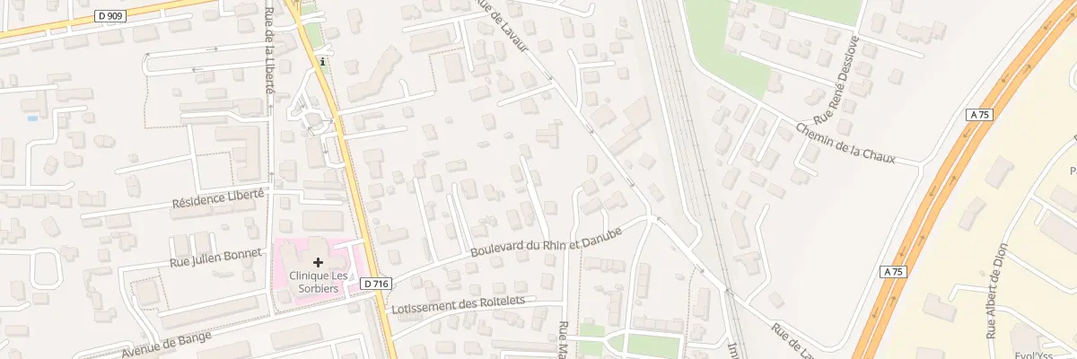 Plan du 19B Av Rhin et Danube à Issoire