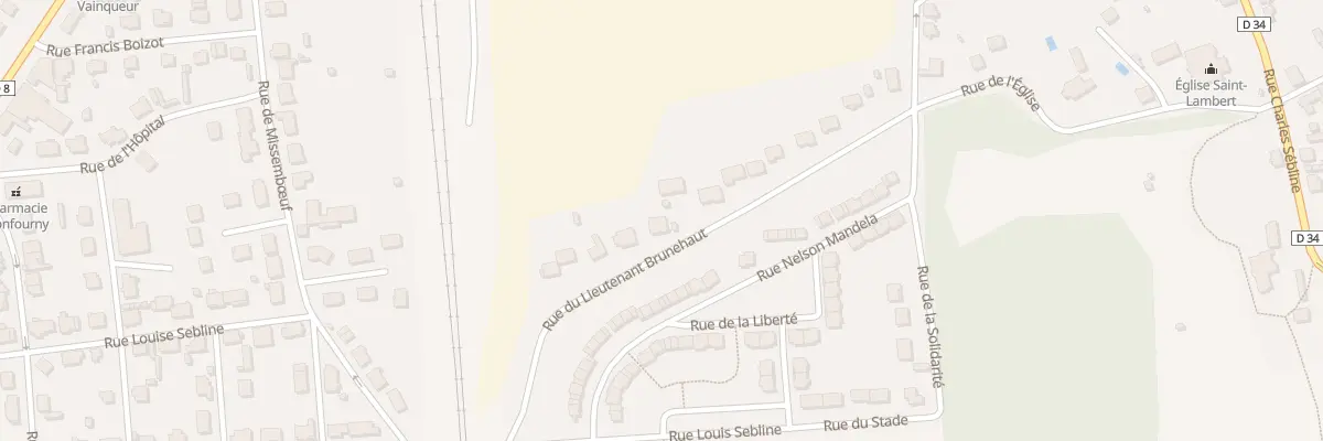 Plan du 32 Rue du Lieutenant Brunehaut à Montescourt-Lizerolles