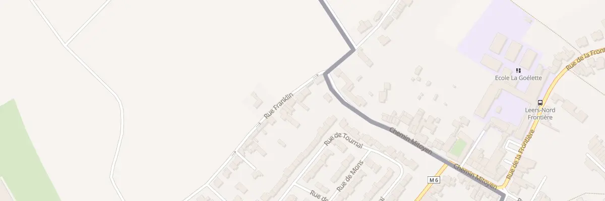 Plan du 32B Rue Franklin à Leers