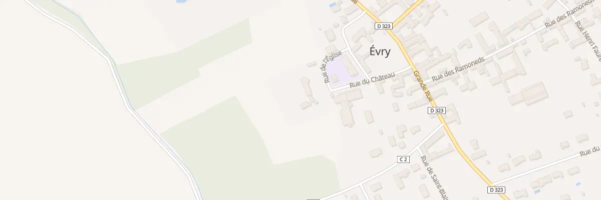 Plan du 3 Le Village à Évry