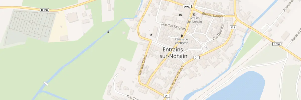 Plan du 1 Rue des Salles à Entrains-sur-Nohain