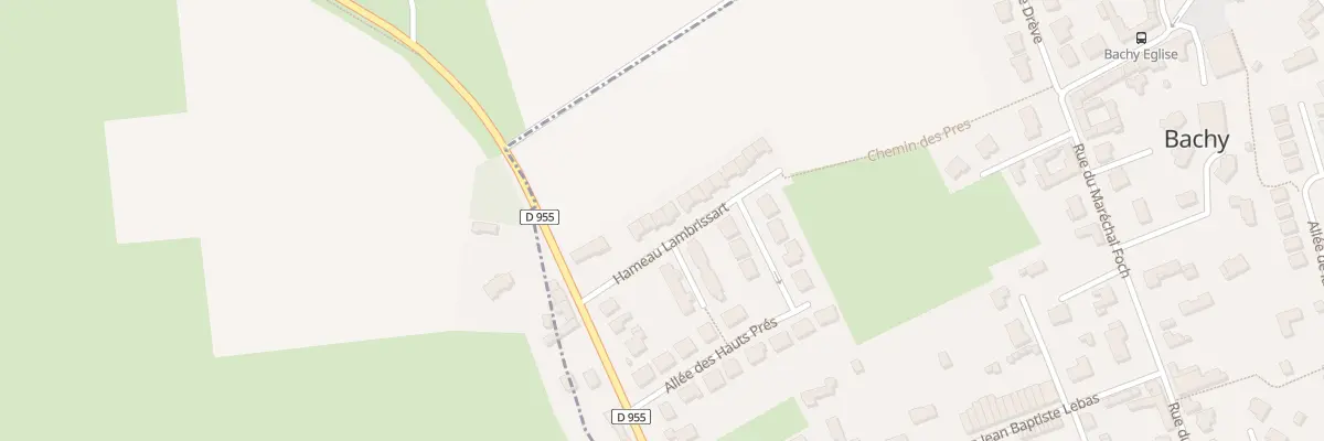 Plan du 3 Ham de Lambrissart à Bachy