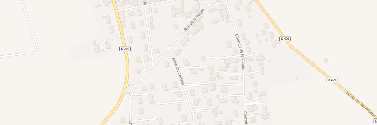 Plan du 1 All du Cerisier à Surat