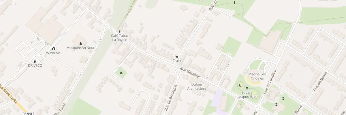 Plan du 161 Rue Gauthier à Cambrai
