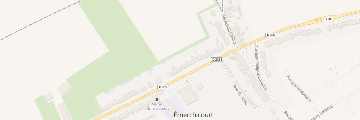 Plan du 24 Rue Pablo Picasso à Émerchicourt