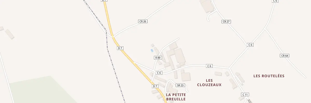 Plan du 245 La Petite Breuille à Lainsecq