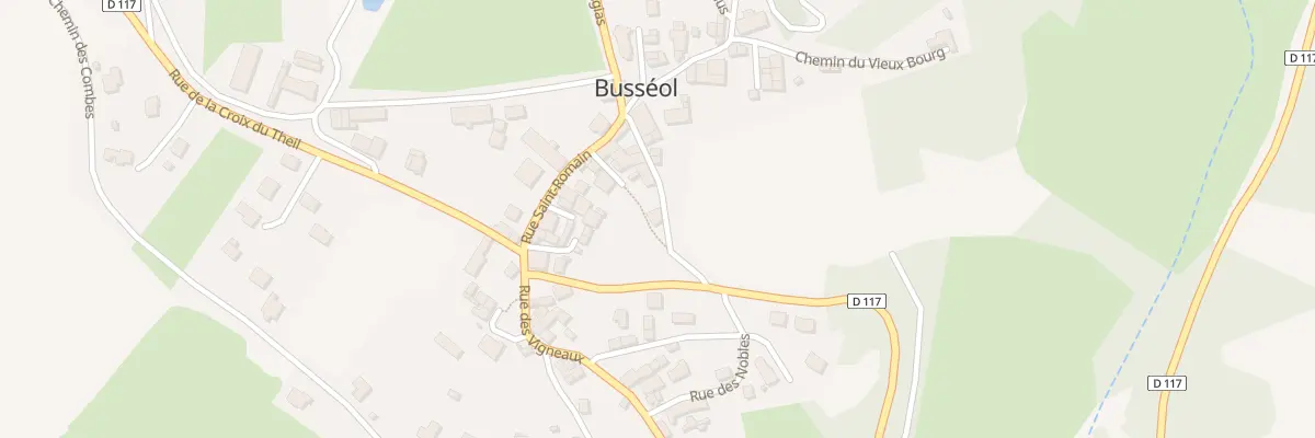Plan du 6 Rue de la Font Dame à Busséol