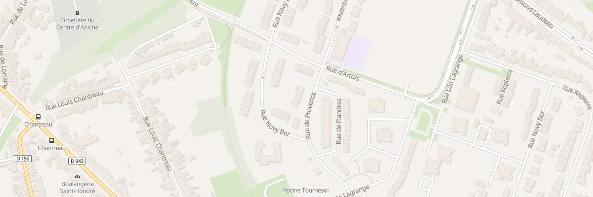 Plan du 28 Rue de Provence à Aniche