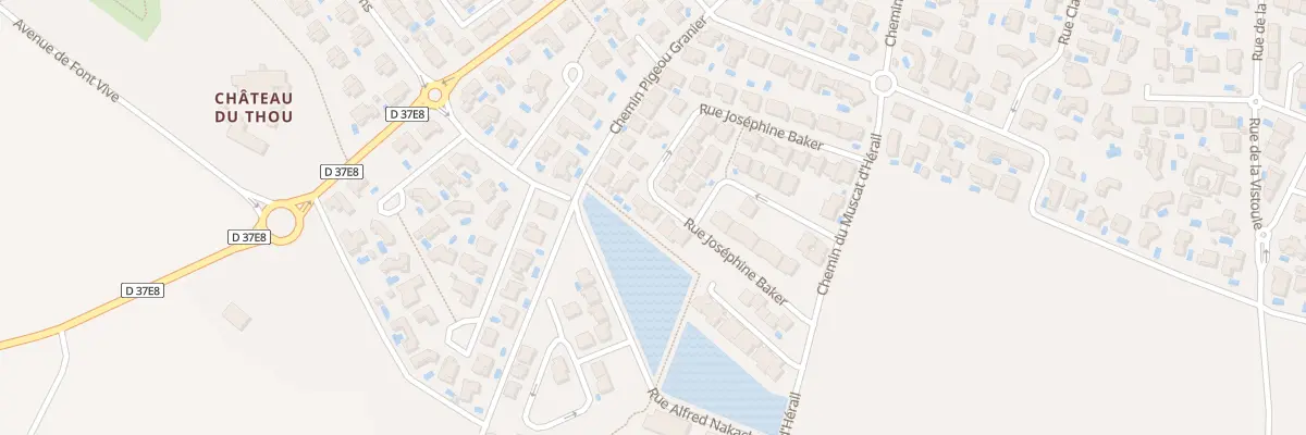 Plan du 30 Rue Joséphine Baker à Sauvian