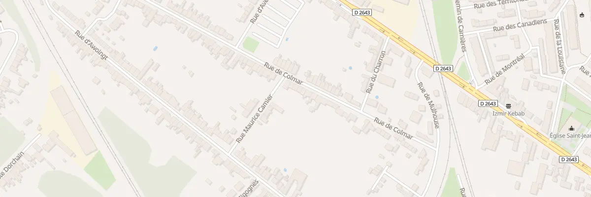 Plan du 132 Rue de Colmar à Cambrai