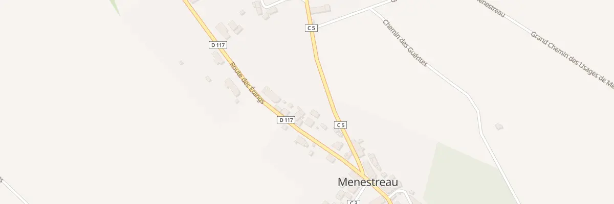 Plan du 14 Rte des Étangs à Menestreau