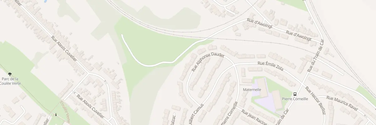Plan du 21 Rue Alphonse Daudet à Cambrai