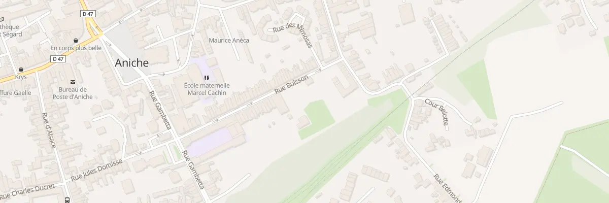 Plan du 32 Rue Buisson à Aniche