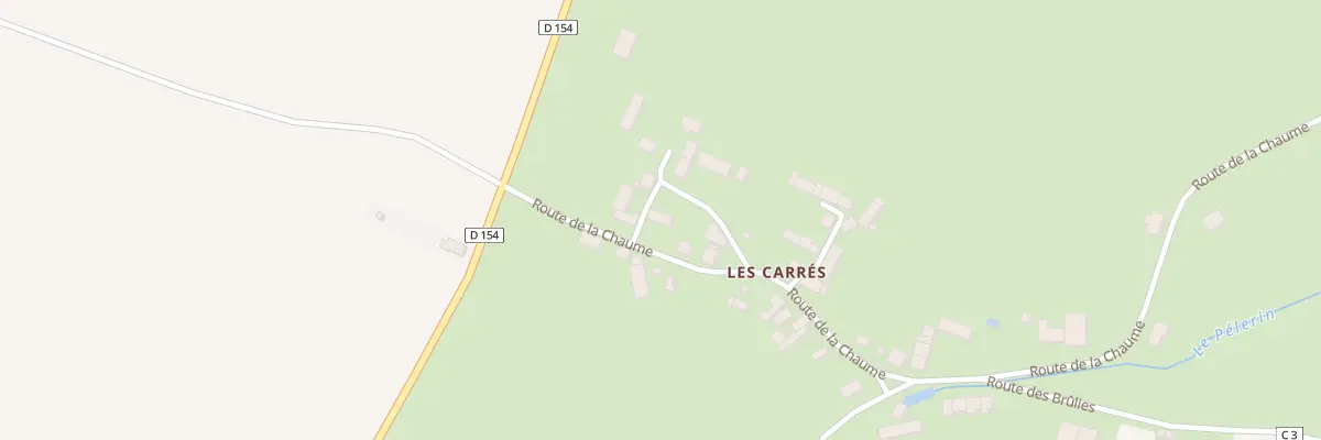 Plan du 50 Les Carrés à Saint-Malo-en-Donziois