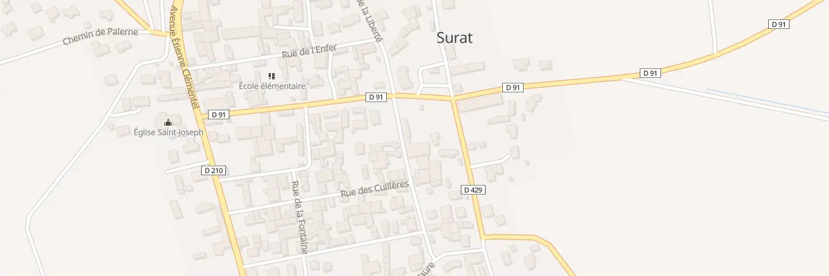 Plan du 12 Rue de la République à Surat