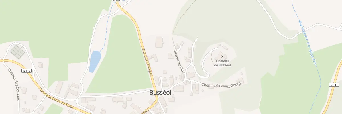 Plan du 5152 Che du Clus à Busséol