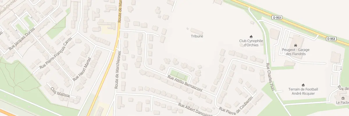 Plan du 27 Rue Attilio Bernasconi à Orchies
