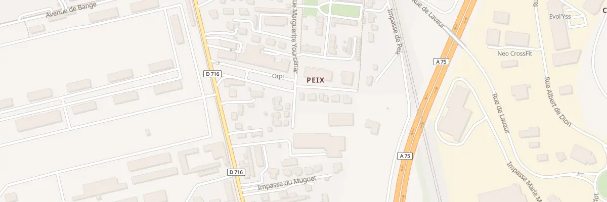 Plan du 2 Imp des Ancolies à Issoire