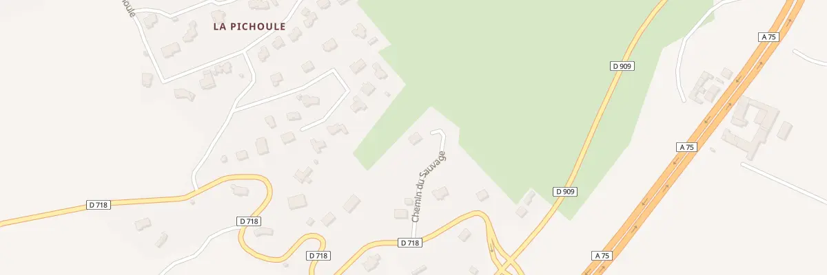 Plan du 1 Chem du Sauvage au Broc