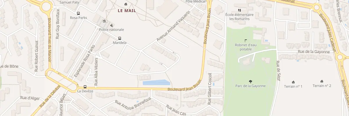 Plan du 24 Rue Mathilde Bellaud Dessalles à Béziers