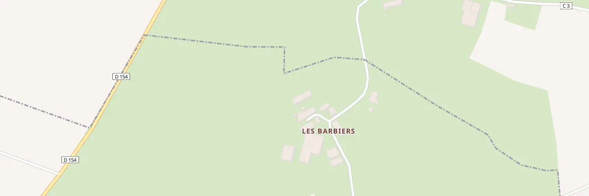 Plan du 332 Les Barbiers à Saint-Malo-en-Donziois