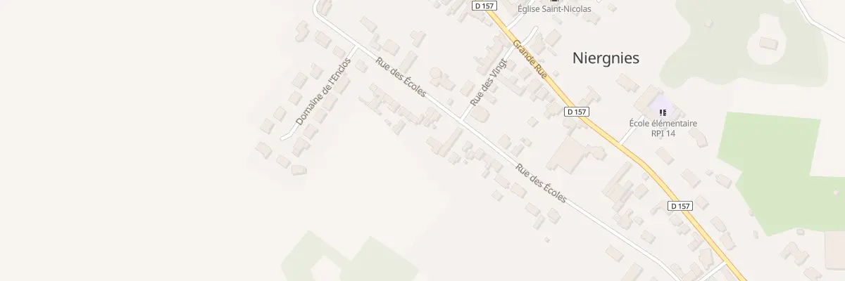 Plan du 26 Rue des Ecoles à Niergnies