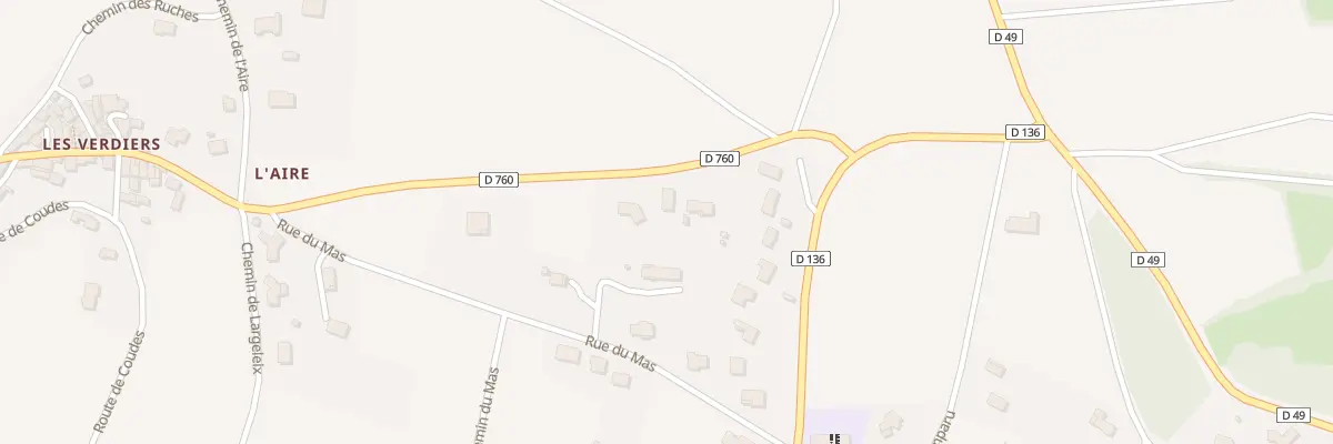 Plan du 3 Rue du Moulard Yronde à Yronde-et-Buron