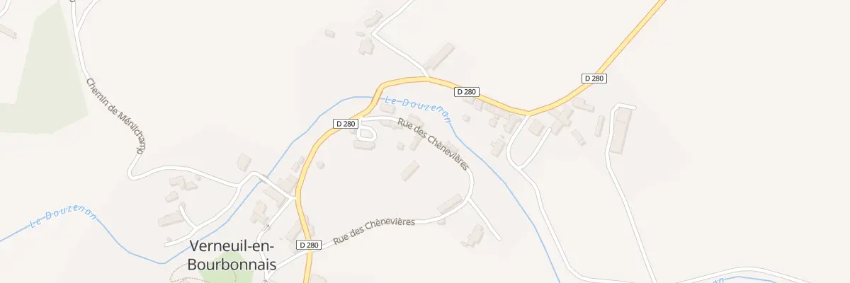 Plan du 7 Rue des Chenevières à Verneuil-en-Bourbonnais