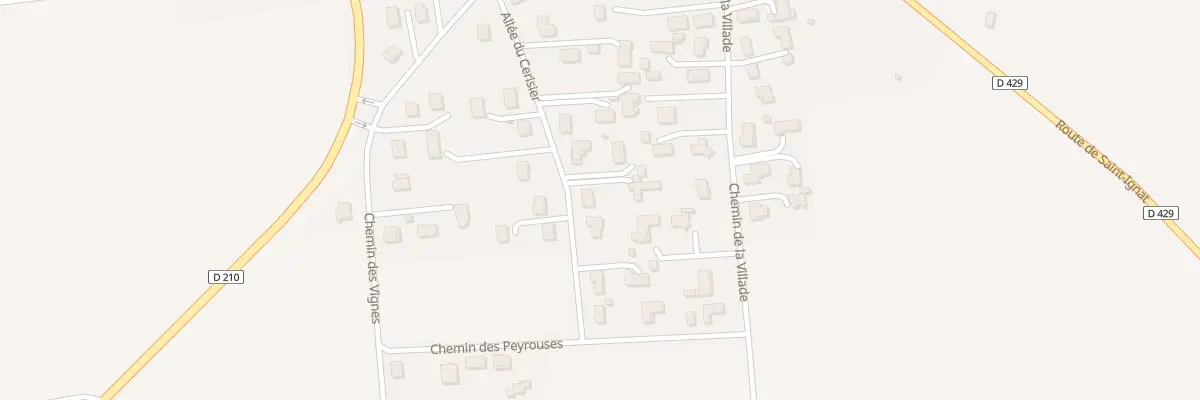 Plan du 11 All du Cerisier à Surat