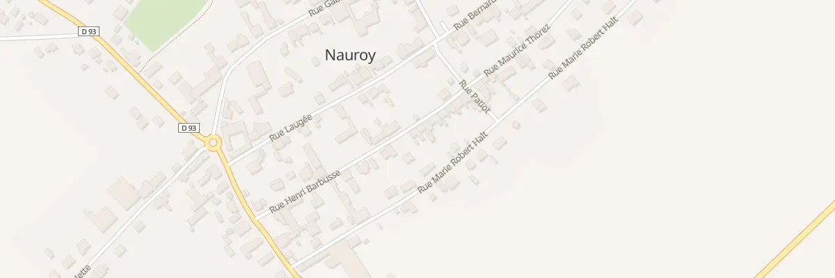 Plan du 15 Rue Henri Barbusse à Nauroy