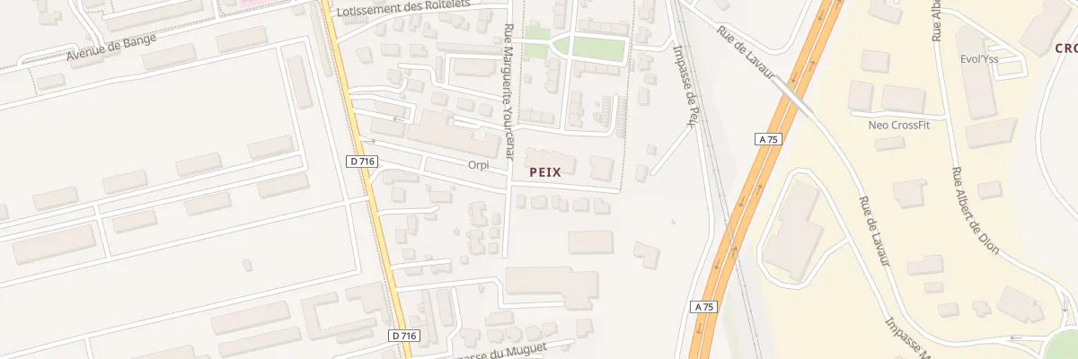 Plan du 1 Imp des Ancolies à Issoire