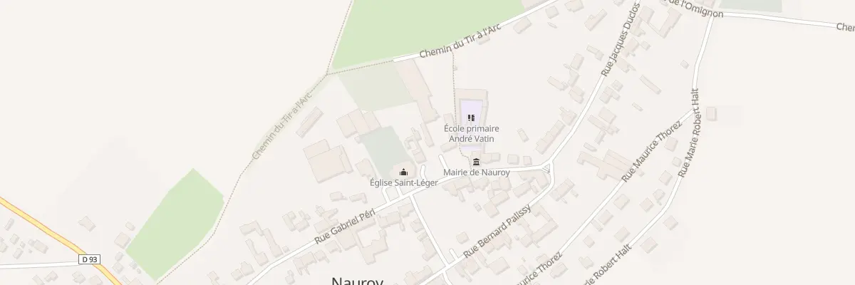 Plan du 9 Pl du Huit Mai 1945 à Nauroy