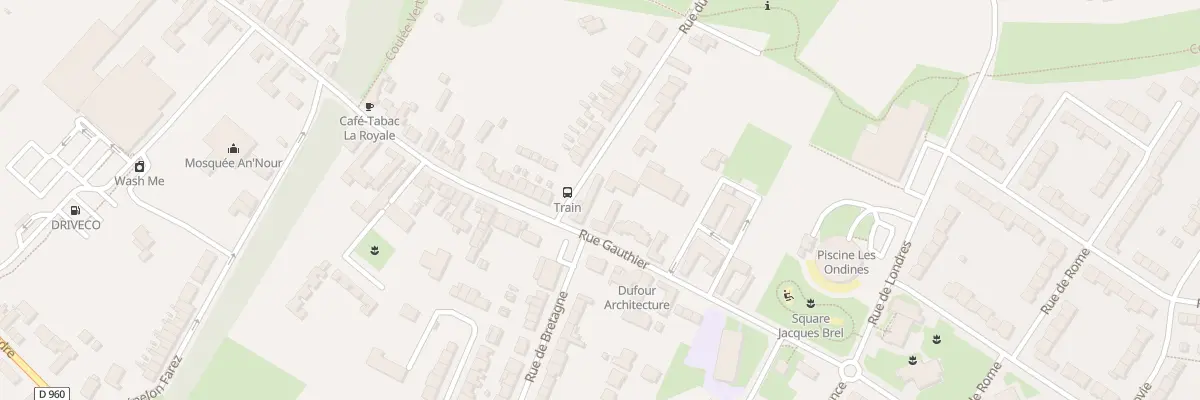 Plan du 165 Rue Gauthier à Cambrai