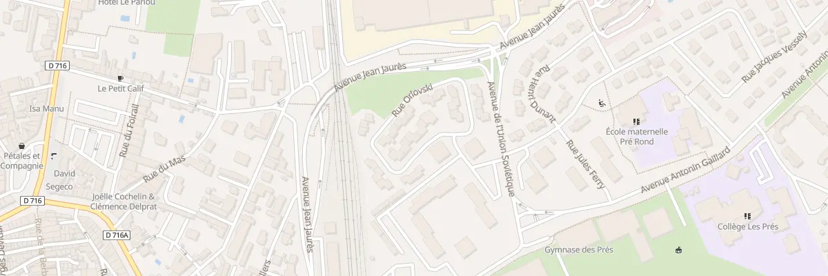 Plan du 6 Rue Orlowski à Issoire