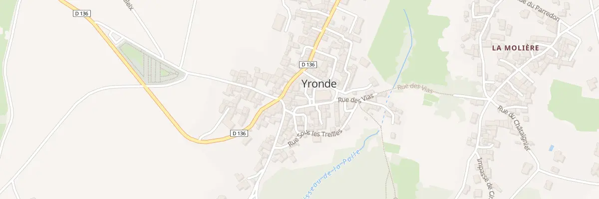 Plan du 6 Pl de l’Eglise Yronde à Yronde-et-Buron