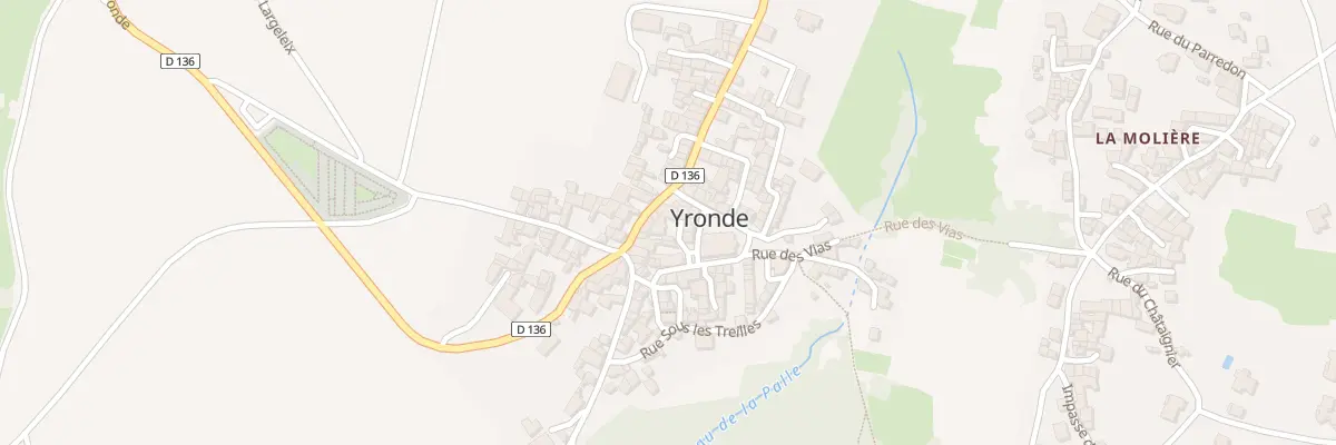 Plan du 1 Imp de la Dime Yronde à Yronde-et-Buron