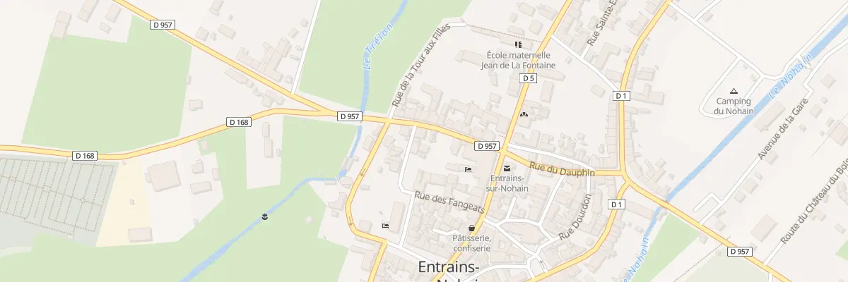 Plan du 3 Rue d’Orléans à Entrains-sur-Nohain
