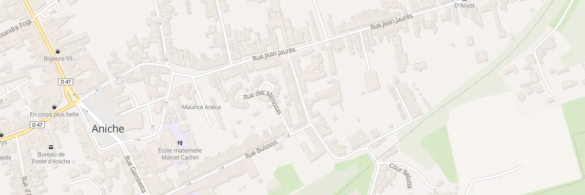 Plan du 8 Rue Edmond Laudeau à Aniche