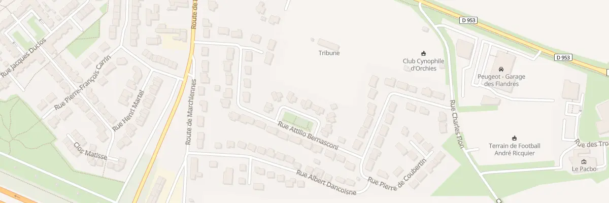 Plan du 31 Rue Attilio Bernasconi à Orchies