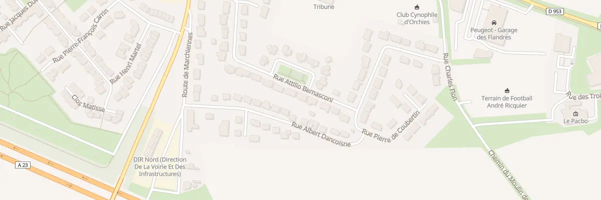Plan du 24 Rue Attilio Bernasconi à Orchies